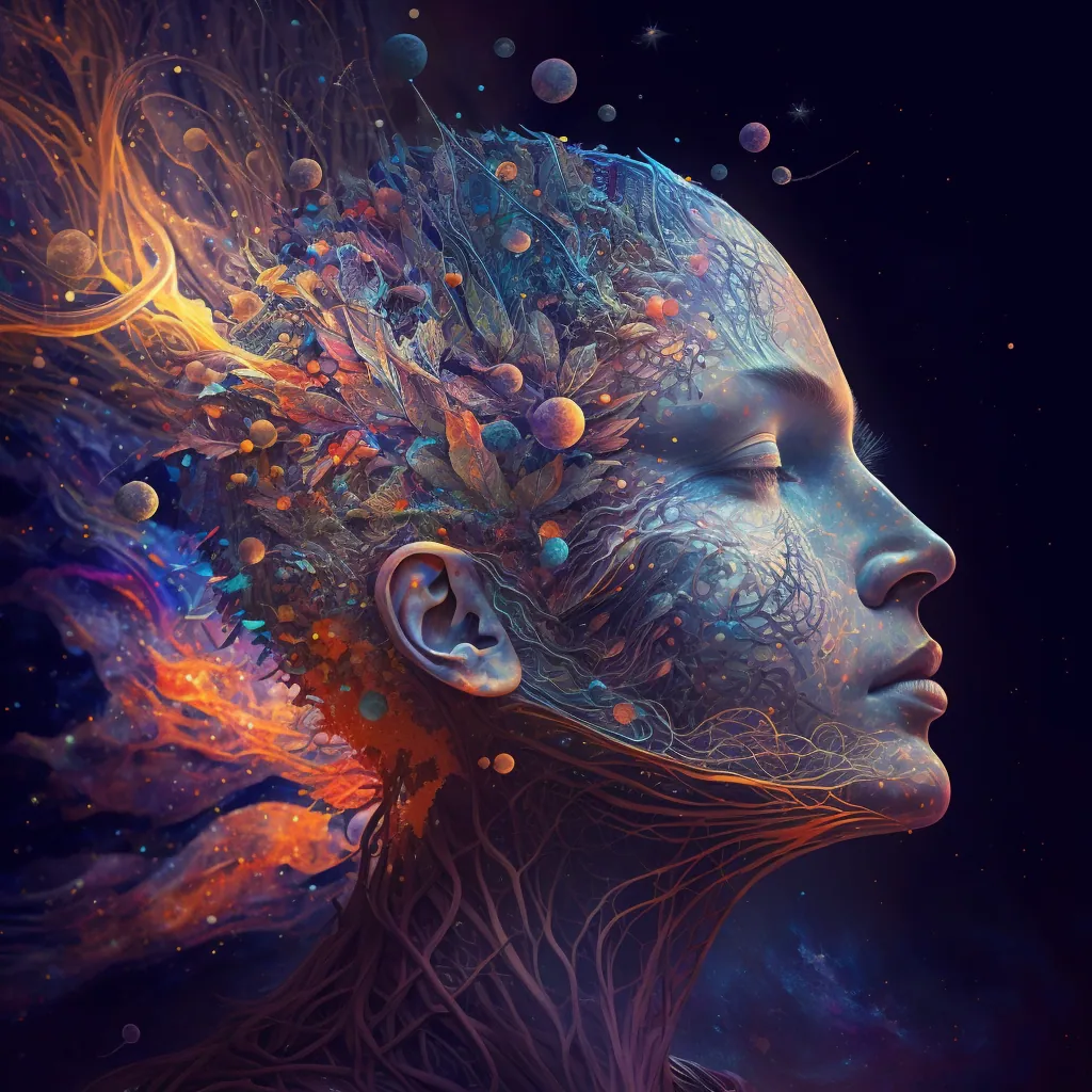 Ilustrace holotropního dýchání, skupinové sezení s dechovou praxí